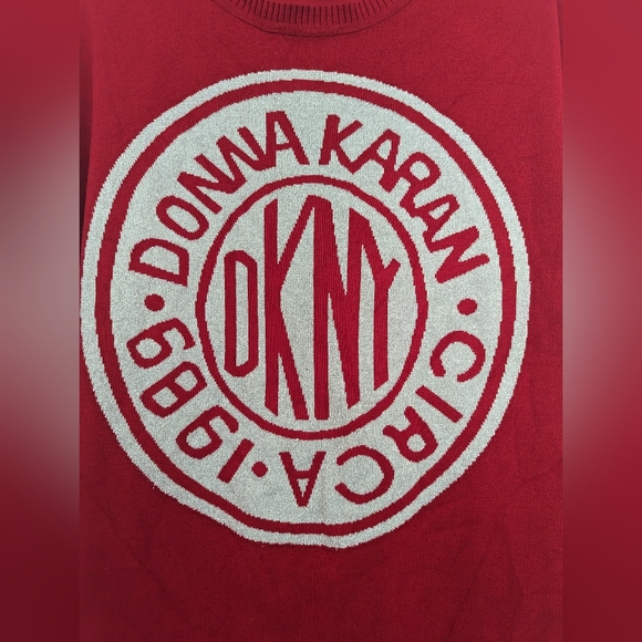 DKNY red jumper size 16 - Picture 3 of 5